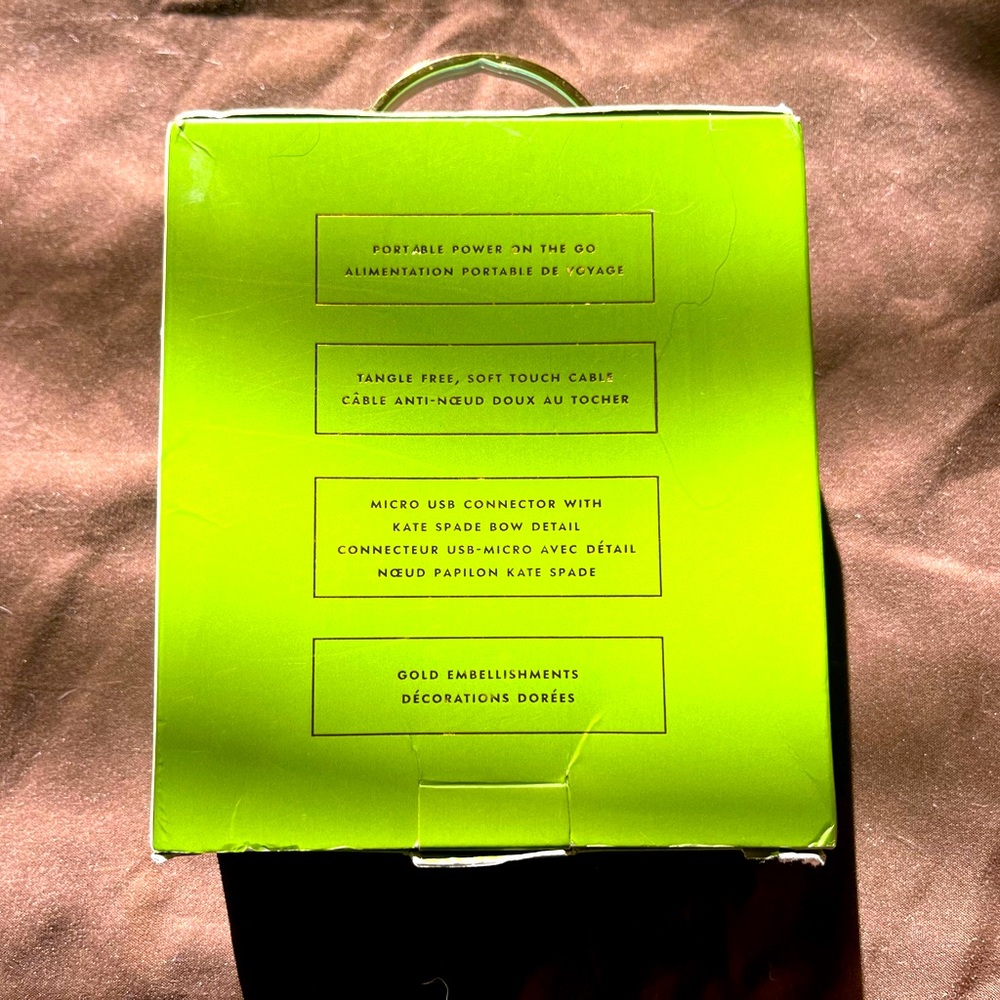 Kate Spade Pink Micro USB Connector - Picture 3 of 4
